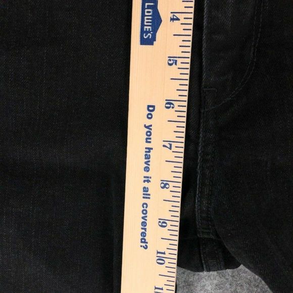 Levis Womens Jeans Black 30 Straight Demi Curve Denim Stretch Classic Rise Adult - Picture 7 of 12